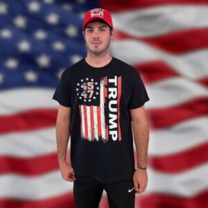 Trump 45-47 Flag Shirt MAGA